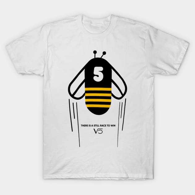 Sebastian Vettel ''Save the Bees'' design T-Shirt by Rflectionart
